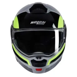 Casco N90-3 06 Roboto N-com Grigio Giallo