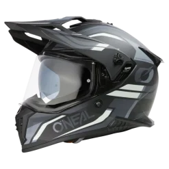 Casco O'Neal A-SRS Spike V25 Nero Bianco Opaco