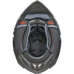 Casco O'Neal A-SRS Spike V25 Nero Bianco Opaco