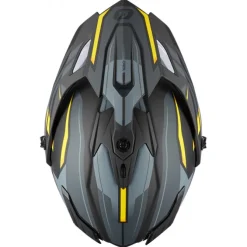 Casco O'Neal A-SRS Spike V25 Nero Opaco Giallo