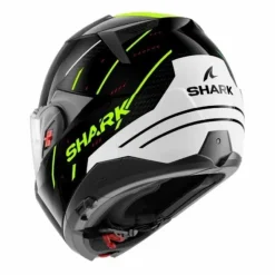 Casco Oxo Rydger Nero Bianco Giallo Fluo