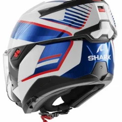 Casco Oxo Sikter Bianco Blu Rosso