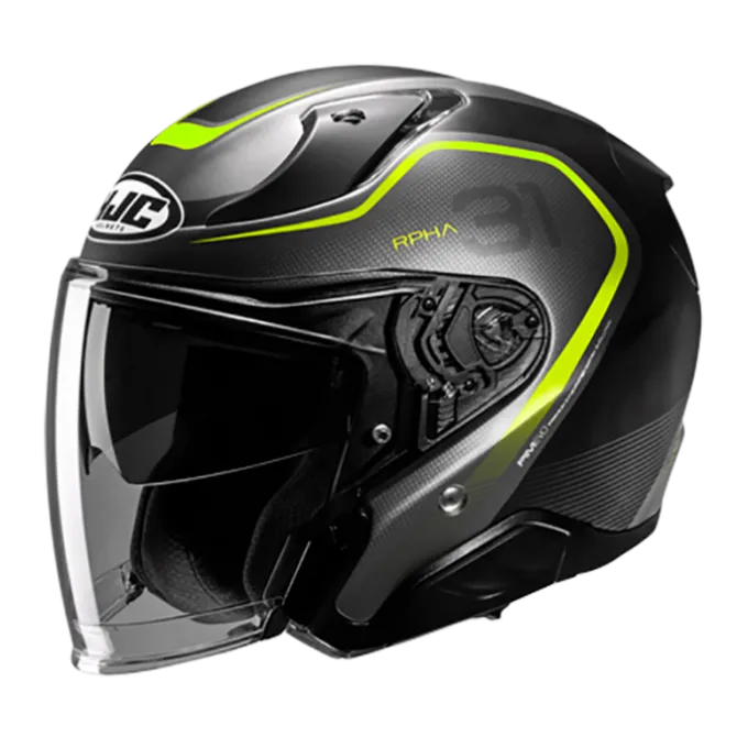 Casco Rpha 31 Kouv MC3HSF Grigio Giallo