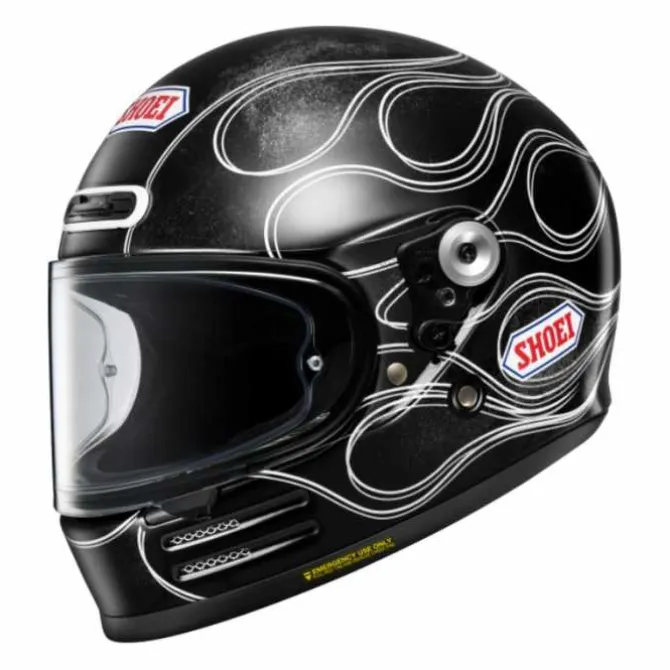 Casco Shoei Glamster 06 Blast TC5 Nero Bianco Opaco