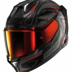 Casco Skwal I3 Linik Rosso Antracite