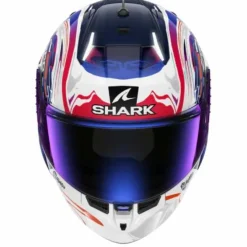 Casco Skwal I3 Replica Zarco Gp Bianco Viola