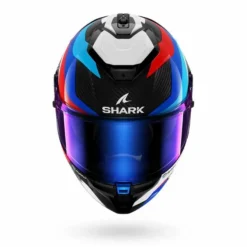 Casco Spartan GT Pro Carbon Guintoli Bianco Rosso Blu