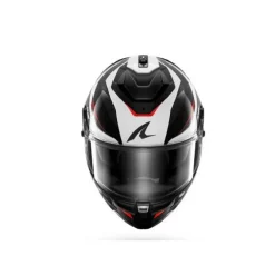 Casco Spartan GT Pro Carbon Mekarium Bianco Nero Rosso