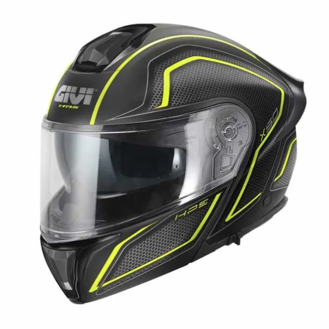 Casco X50 Hologram Nero Opaco Giallo