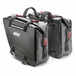 Coppia di borse laterali waterproof nere GRT718