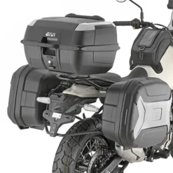 Coppia valigie laterali 35 lt nero grigio Trekker Lite TRK35BN