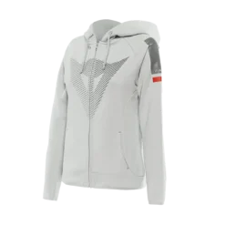 Felpa Fade Lady Full Zip Grigio Rosso
