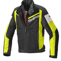 Giacca Breezy Net H2OUT Nero Giallo