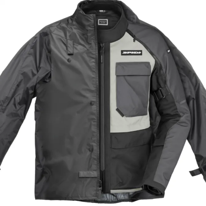 Giacca Crossmaster 2 H2out grigio ghiaccio nero