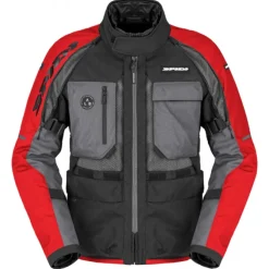 Giacca Crossmaster 2 H2out rosso grigio nero