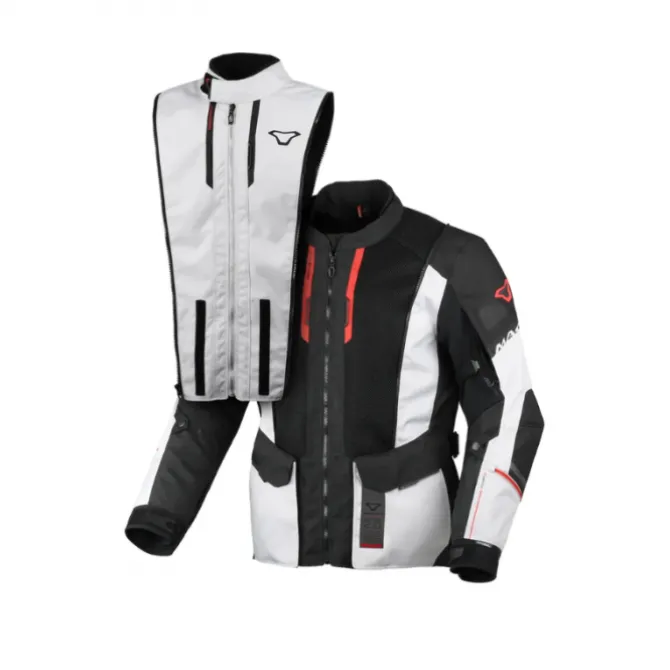 Giacca Macna Air Hybrid 2.0 WP grigio nero rosso