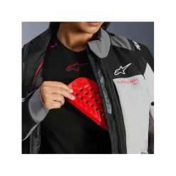 Giacca Stella Andes V4 Drystar Grigio Corallo Fluo