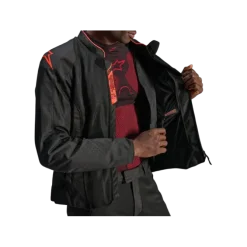 Giacca Viper 4 Air nero rosso fluo