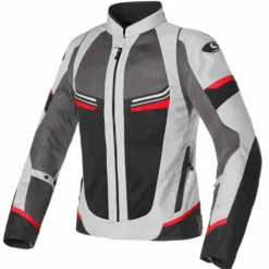 Giubbotto Airjet-5 tex Grigio Rosso