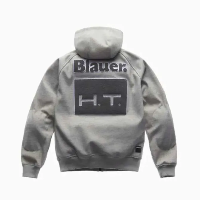 Giubbotto Blauer Easy Open Hoody grigio