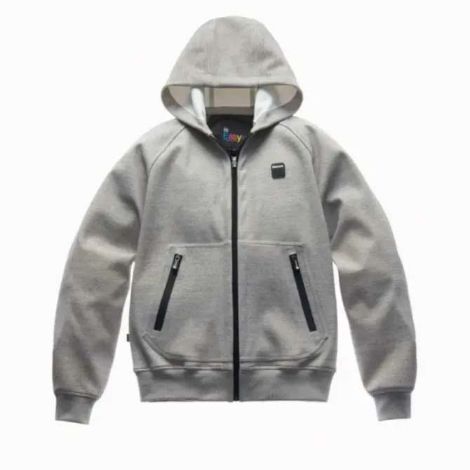 Giubbotto Blauer Easy Open Hoody grigio