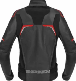 Giubbotto Evorider 3 Lady pelle Nero Rosso
