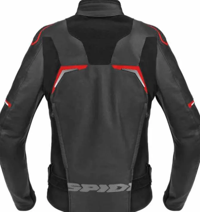 Giubbotto Evorider 3 Lady pelle Nero Rosso