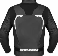 Giubbotto Evorider 3 pelle Nero Bianco
