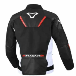 Giubbotto Macna Tazar 2.0 WP Lady Nero Bianco Rosso