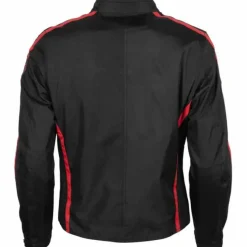 Giubbotto Queen Tex Nero Rosso