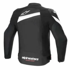 Giubbotto T-GP Plus R V4 tex Nero Bianco