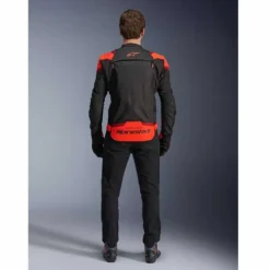 Giubbotto T-Stunt Air tex Nero Rosso Fluo