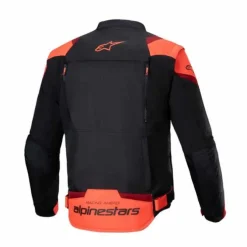 Giubbotto T-Stunt Air tex Nero Rosso Fluo