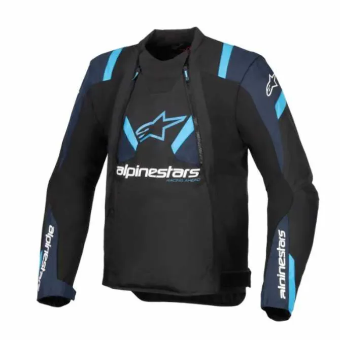 Giubbotto T-Stunt Air tex Nero Blu