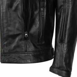 Giubbotto Vento Air Pelle Nero