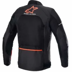 Giubbotto Viper V3 tex Nero Rosso Fluo