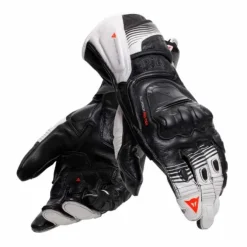 Guanto Fiero Metal Nero Bianco Rosso Fluo
