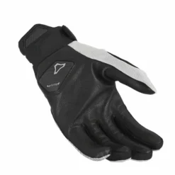 Guanto Obtain Tessuto-Pelle Grigio Nero