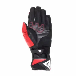 Guanto Reacto Carbon Long Nero Rosso