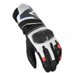 Guanto Thandor Pelle Bianco Rosso Blu