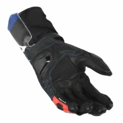 Guanto Thandor Pelle Bianco Rosso Blu