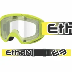 Maschera Ethen 06 Basic Giallo Nero Lente Trasparente
