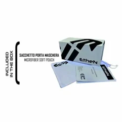 Maschera Ethen MX65 Bambino Nero Bianco
