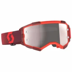 Maschera Fury Rosso Lente Argento