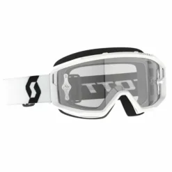 Maschera Primal Bianco Nero Lente Trasparente