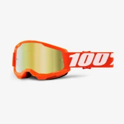 Maschera Strata 2 Arancio Lente Oro