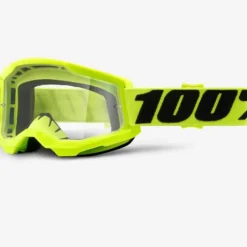 Maschera Strata 2 Neon Giallo Lente Trasparente