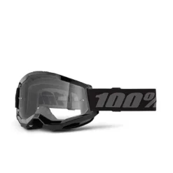 Maschera Strata 2 Nero Lente Trasparente KIDS