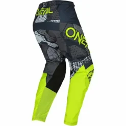 Pantalone Element Racewear V22 Camo Grigio Giallo