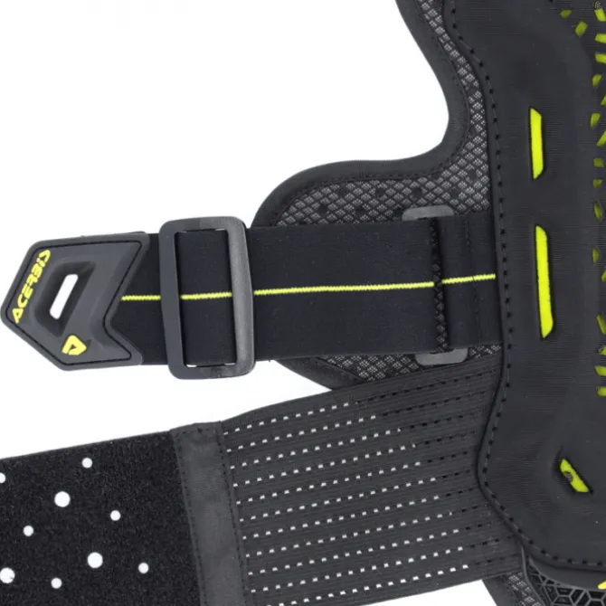 Pettorina Acerbis Plasma Junior Nero Giallo Fluo